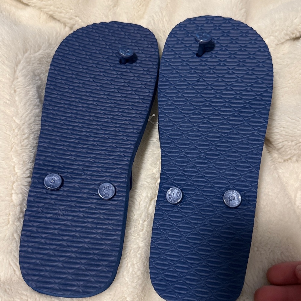 Source Unknown Blue Flip Flop Sandals - Picture 2 of 4